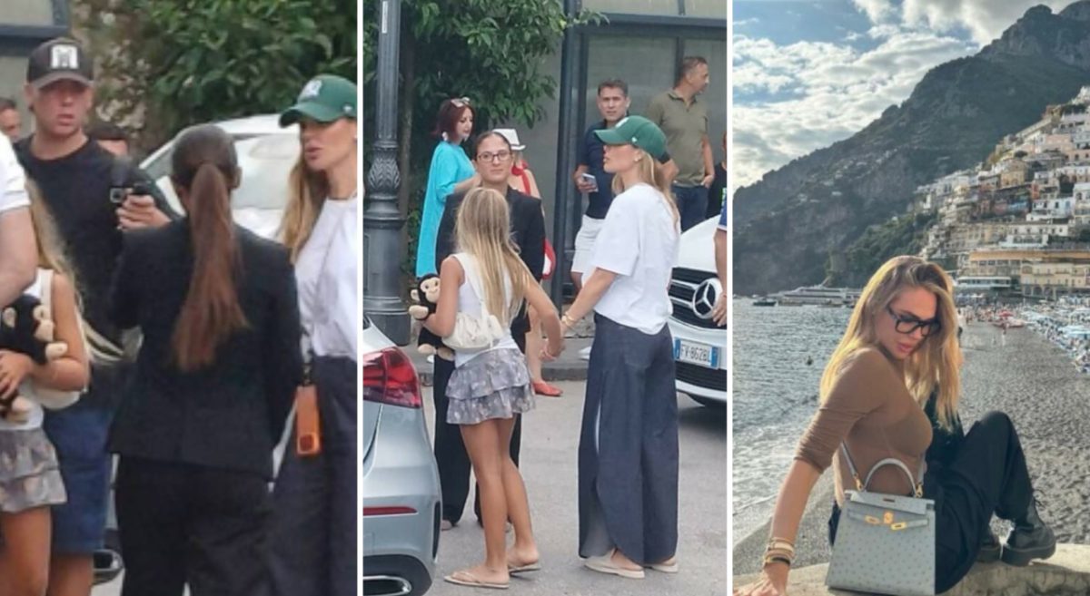 Ilary Blasi e Bastian Müller a Ravello, l