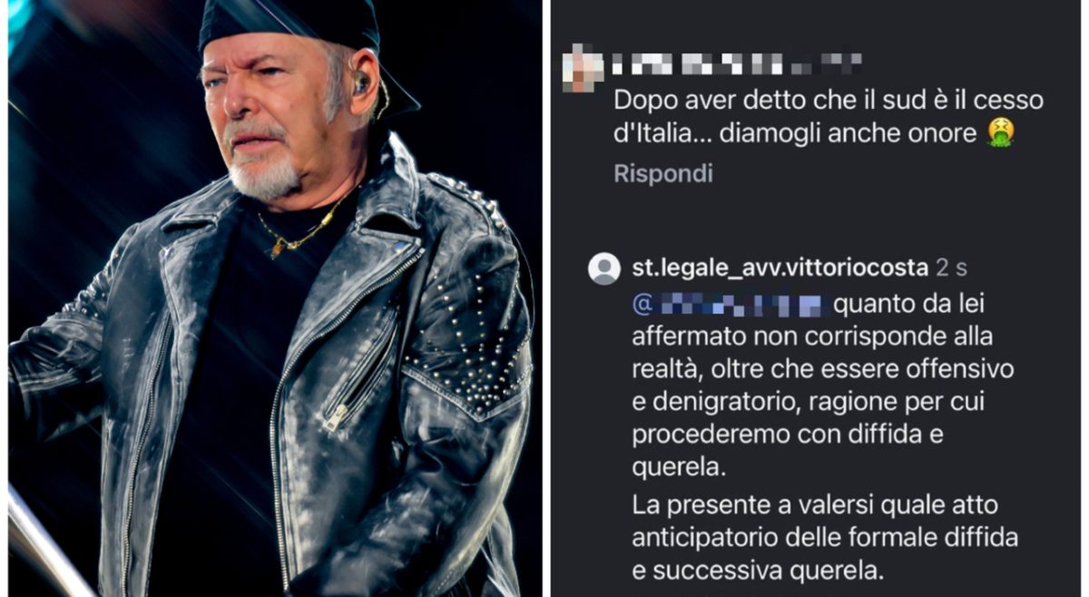 Vasco Rossi contro la bufala sul Sud: annunciate querele per chi la diffonde