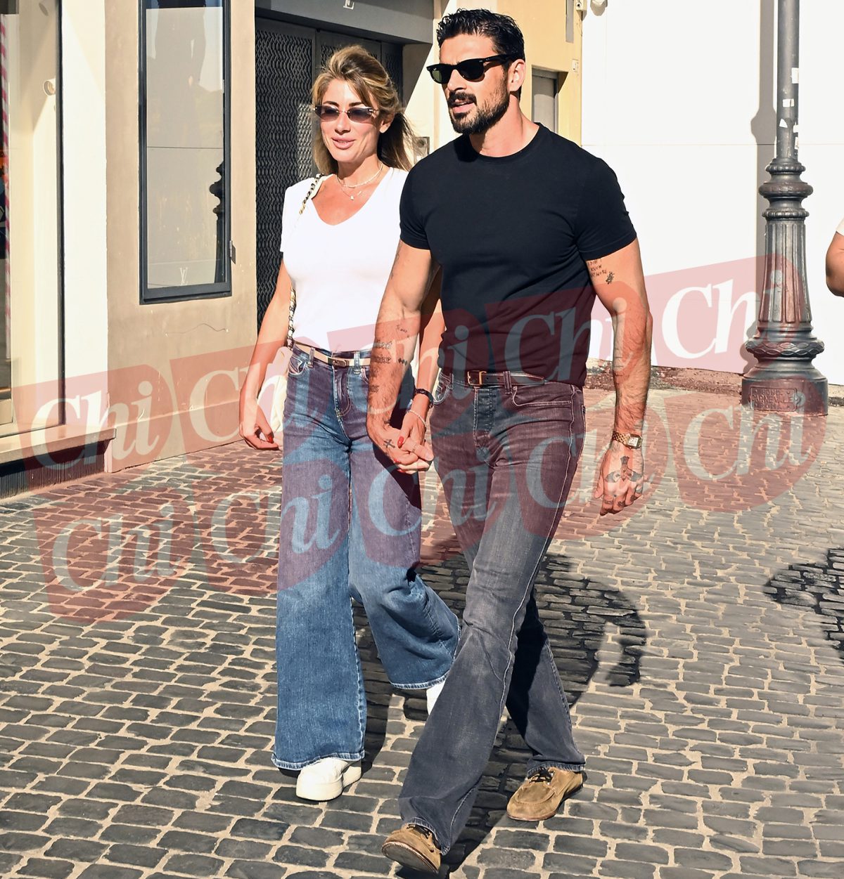 Michele Morrone e Maria Francesca Palomba, shopping a Roma e tappa da Cartier
