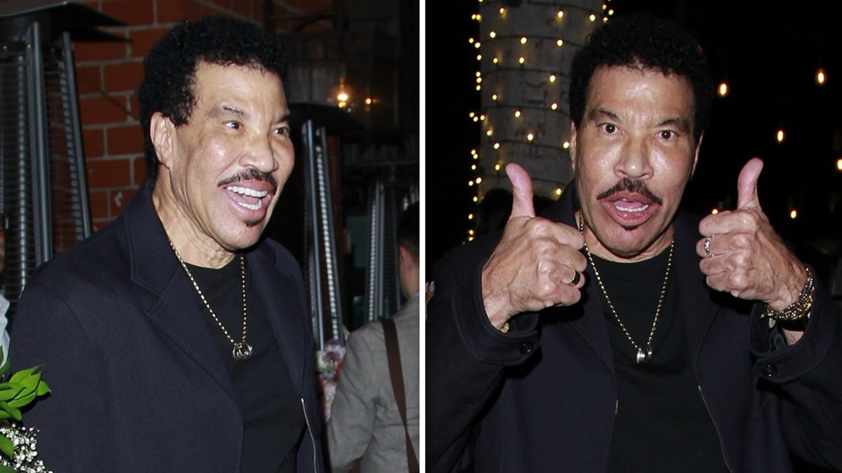 Lionel Richie torna in pubblico a Beverly Hills, prima uscita dopo il ricovero