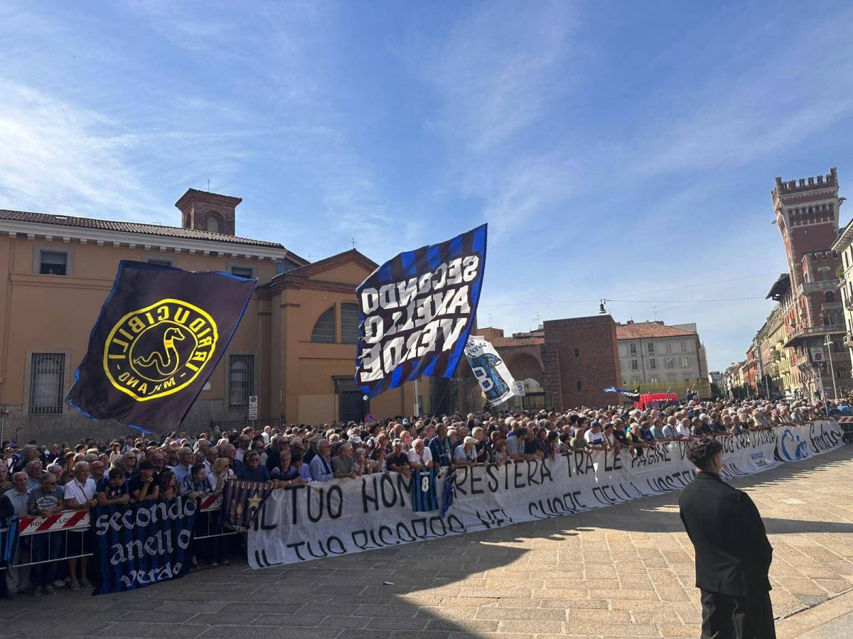 Funerali di Sandro Mazzola a Milano, l