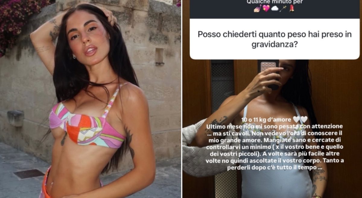 Giulia De Lellis, gravidanza e post parto: 10 chili presi e difficoltà con l