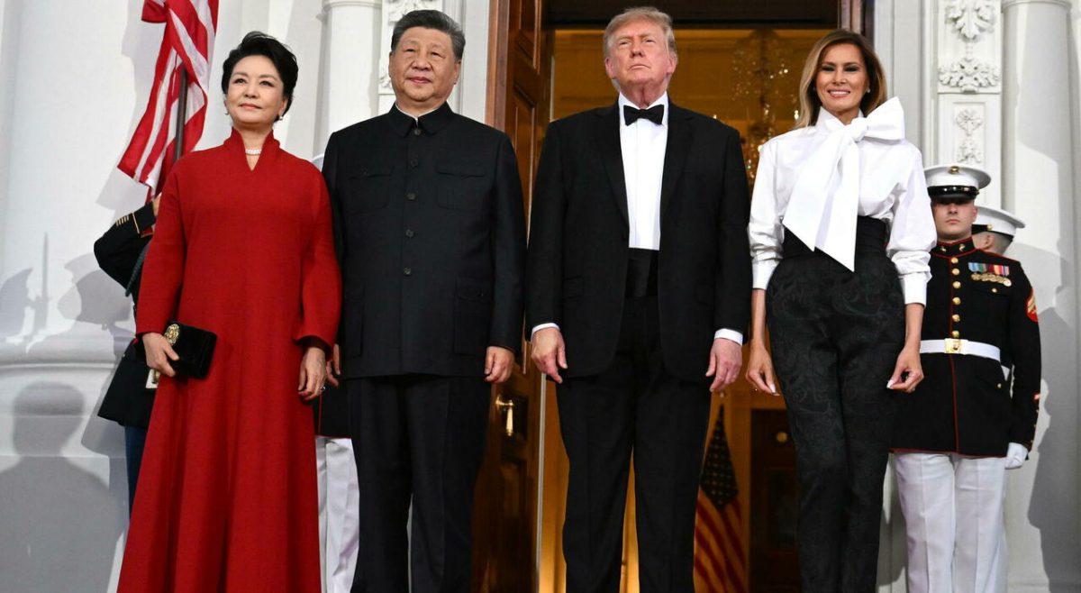 Cena Trump-Xi, Melania punta sulle peonie e Peng Liyuan sceglie il rosso