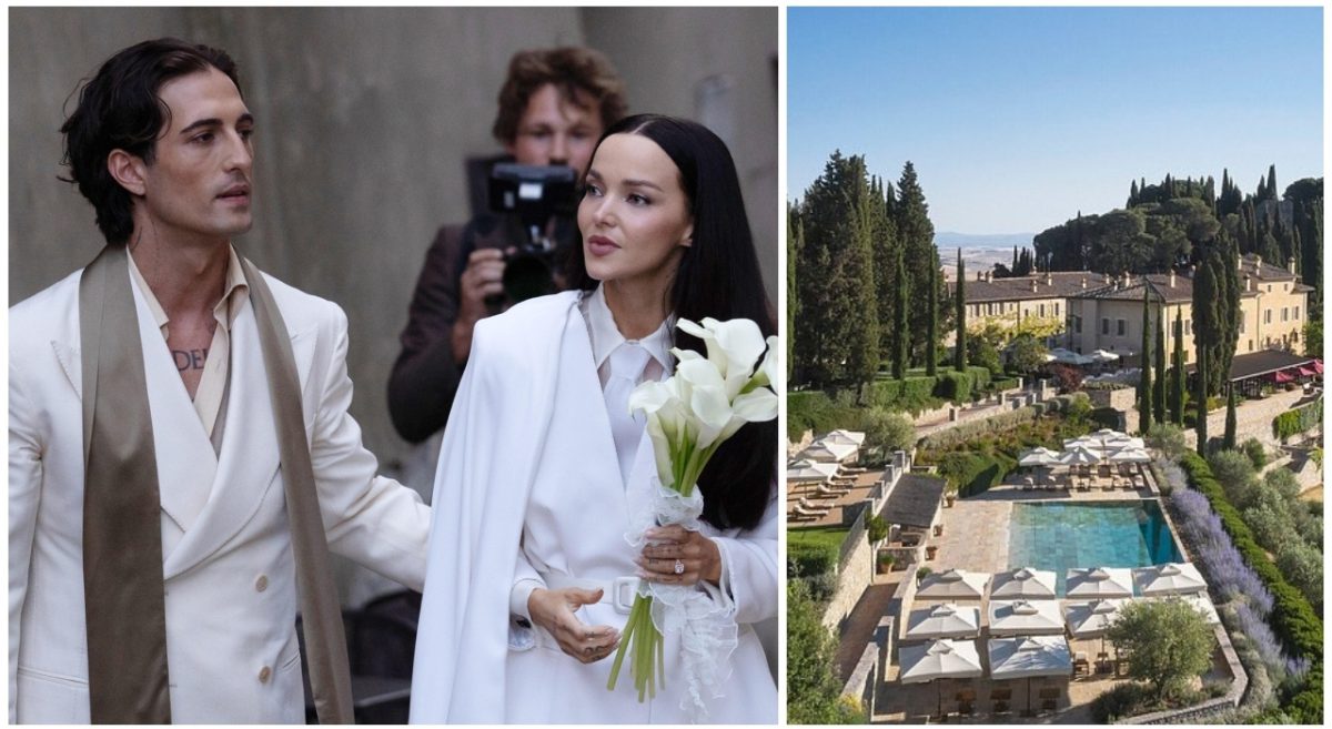 Matrimonio Damiano David e Dove Cameron, festa per 200 ospiti dopo il sì a Montalcino