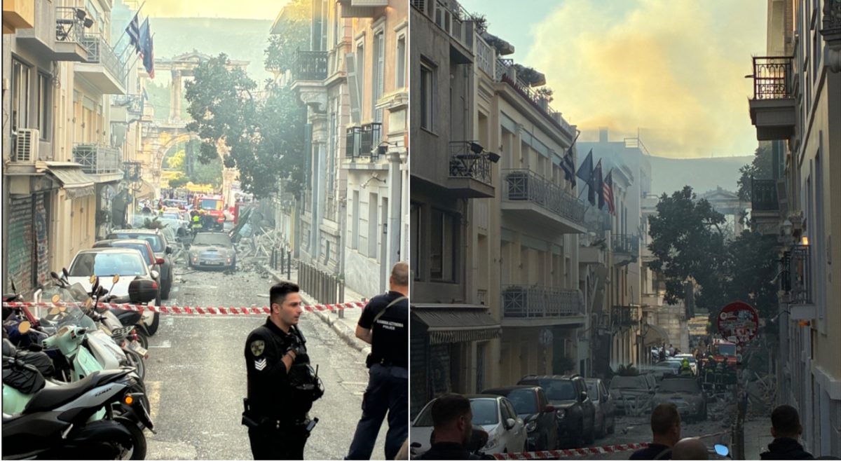 Atene, crolla una palazzina nella Plaka: ricerche per cinque persone dopo l