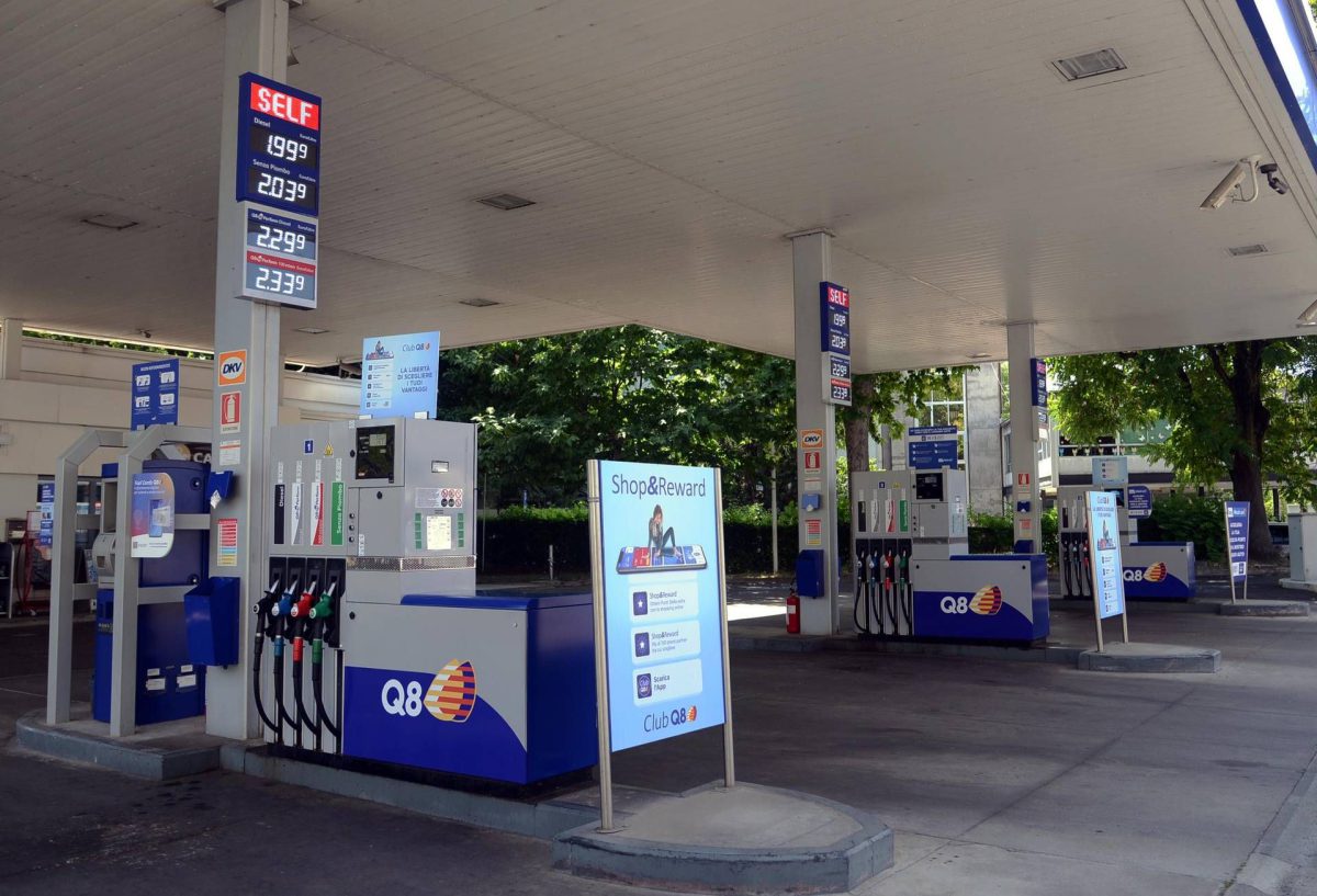 Carburanti, Q8 introduce il price cap dal 1° ottobre per 30 giorni