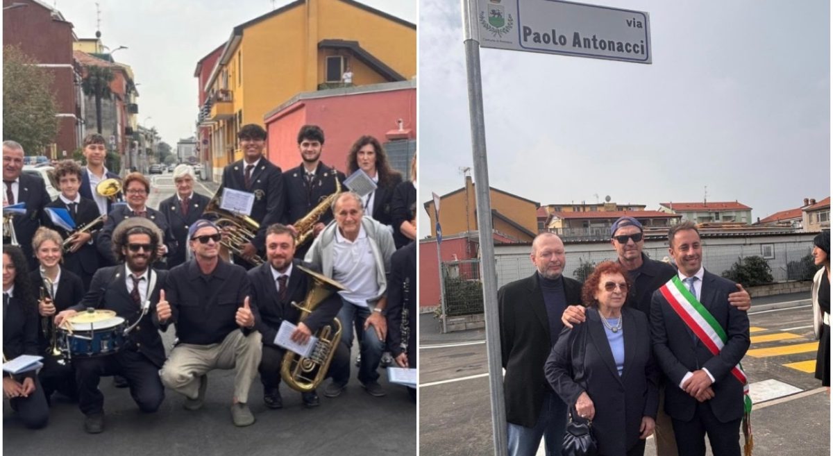 Rozzano dedica una via a Paolo Antonacci, il ricordo di Biagio tra famiglia e impegno civile