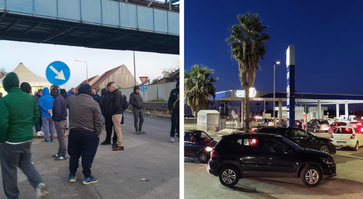 Sciopero ex Ilva, distributori a secco in Puglia e rifornimenti limitati negli aeroporti
