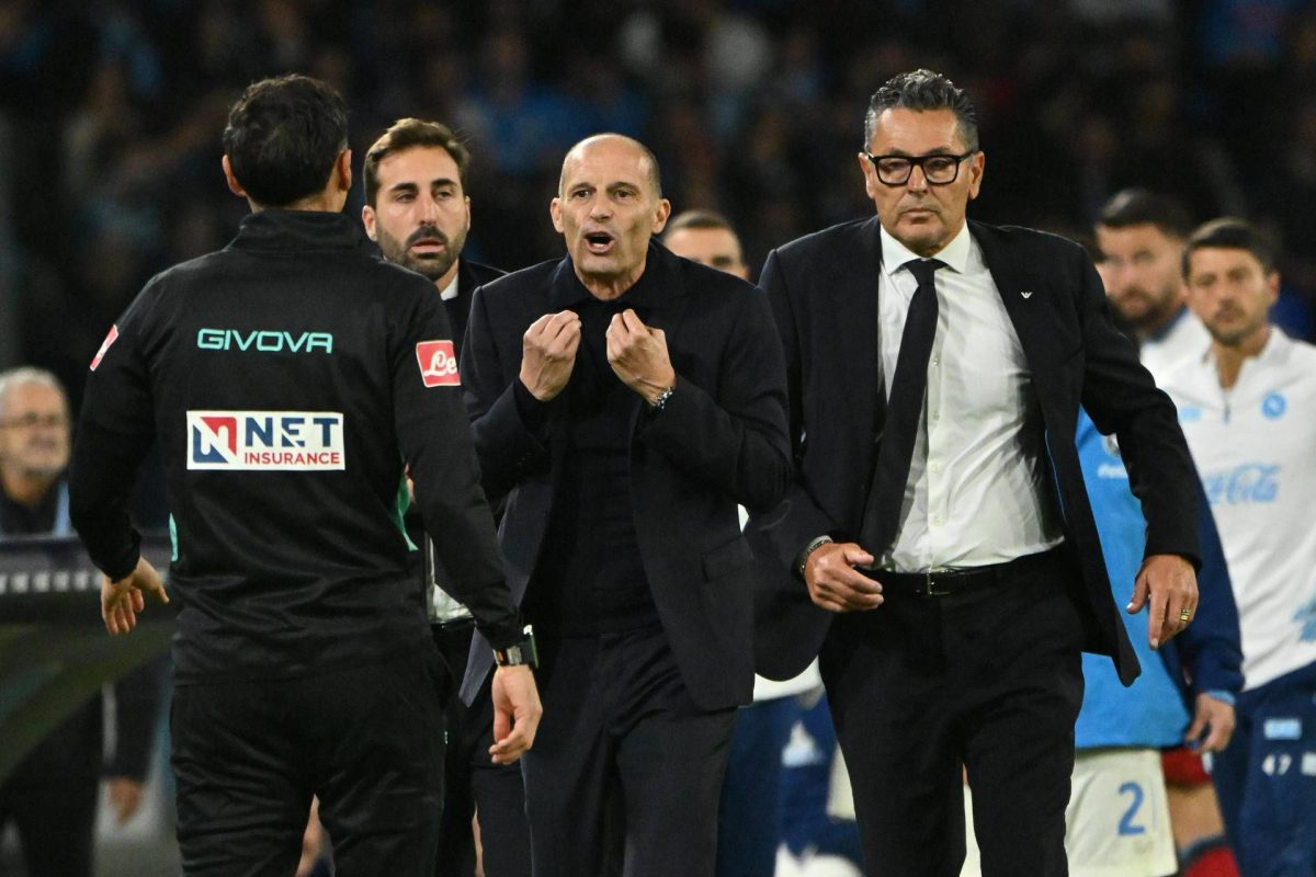 Napoli-Roma 3-3, Allegri contesta l