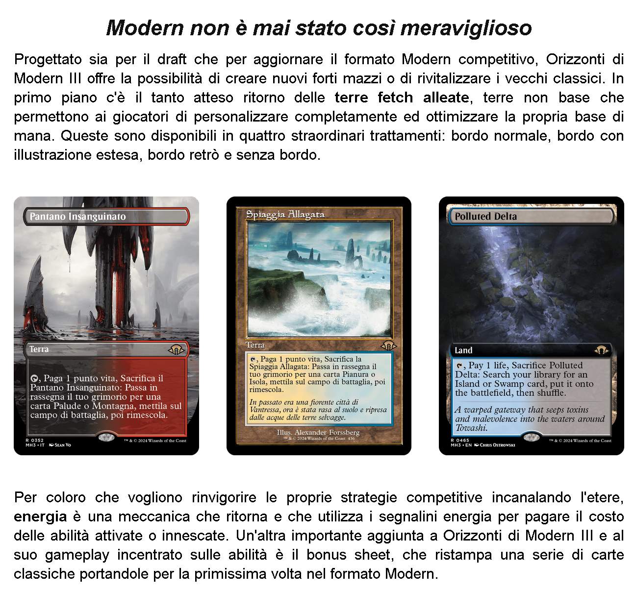 Orizzonti di Modern III