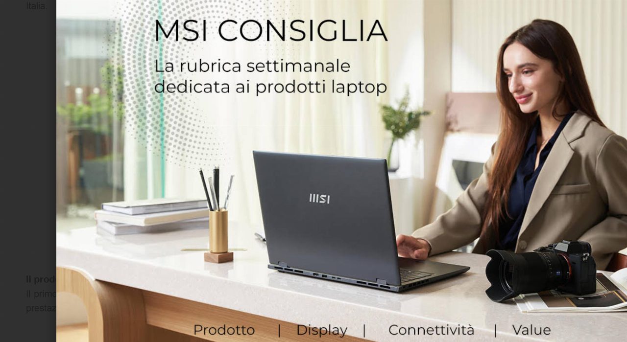 Nasce oggi MSI Consiglia Nasce oggi MSI Consiglia