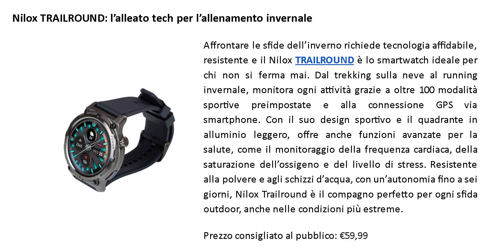 Nilox | nuova XPocket e imperdibili outdoor invernali
