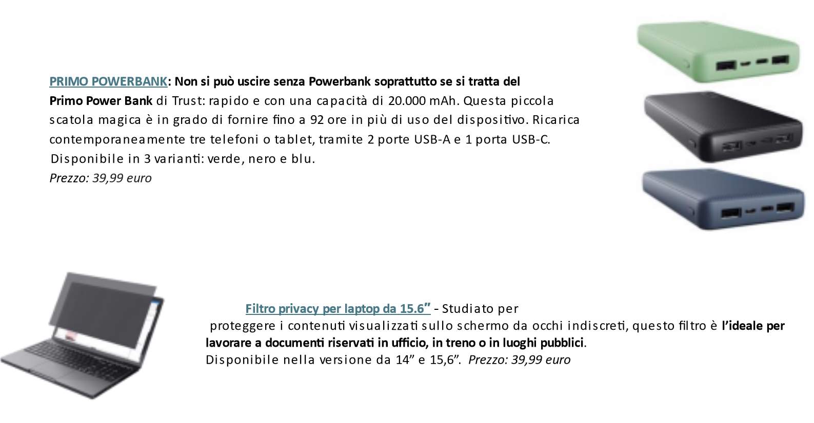 Le proposte di Trust per lavorare fuori dall