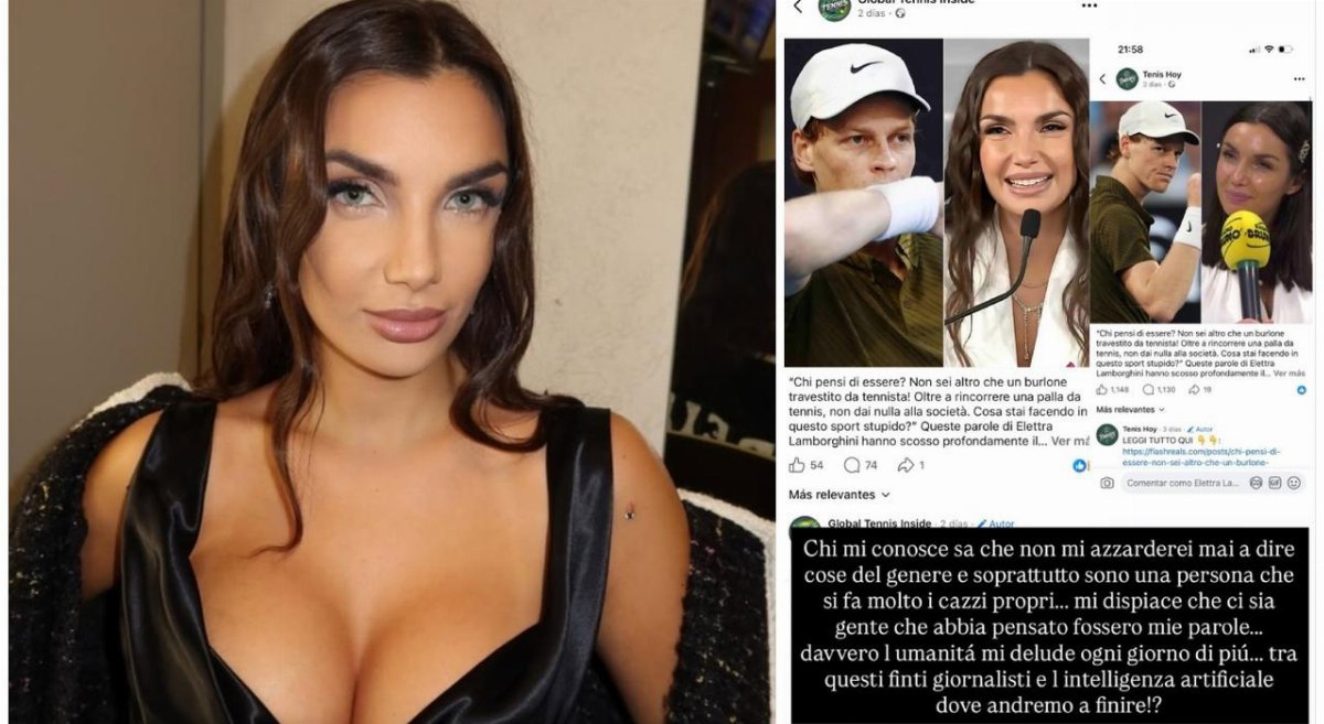 Elettra Lamborghini smentisce insulti a Sinner e Barella: Fake news, è tutto falso Elettra Lamborghini smentisce insulti a Sinner e Barella: Fake news, è tutto falso