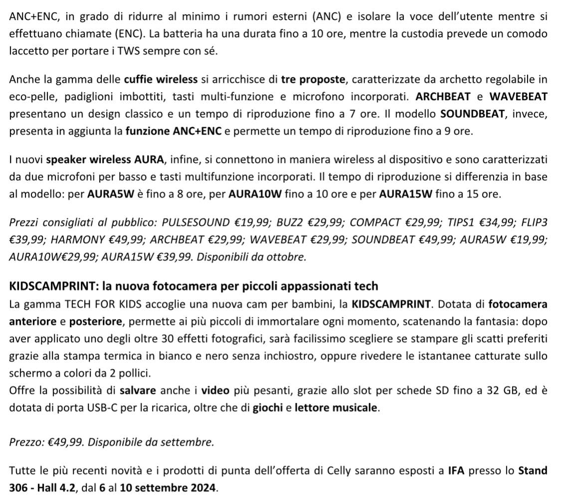 Nilox, Celly e Muitomas - i tre brand del Gruppo Esprinet - a IFA 2024