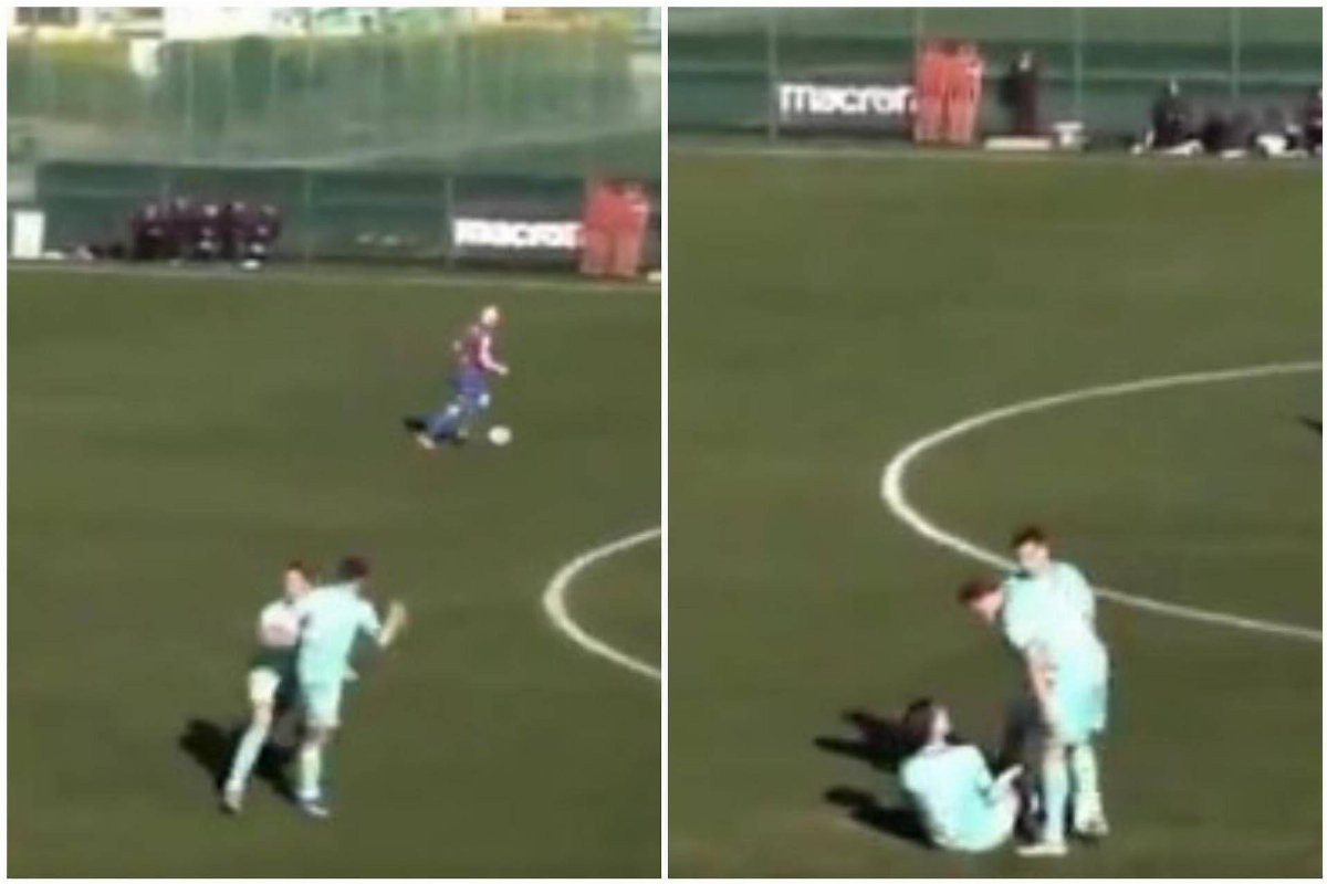 Lite tra compagni in amichevole: Behrens travolge Koustias e scoppia il caso Lite tra compagni in amichevole: Behrens travolge Koustias e scoppia il caso