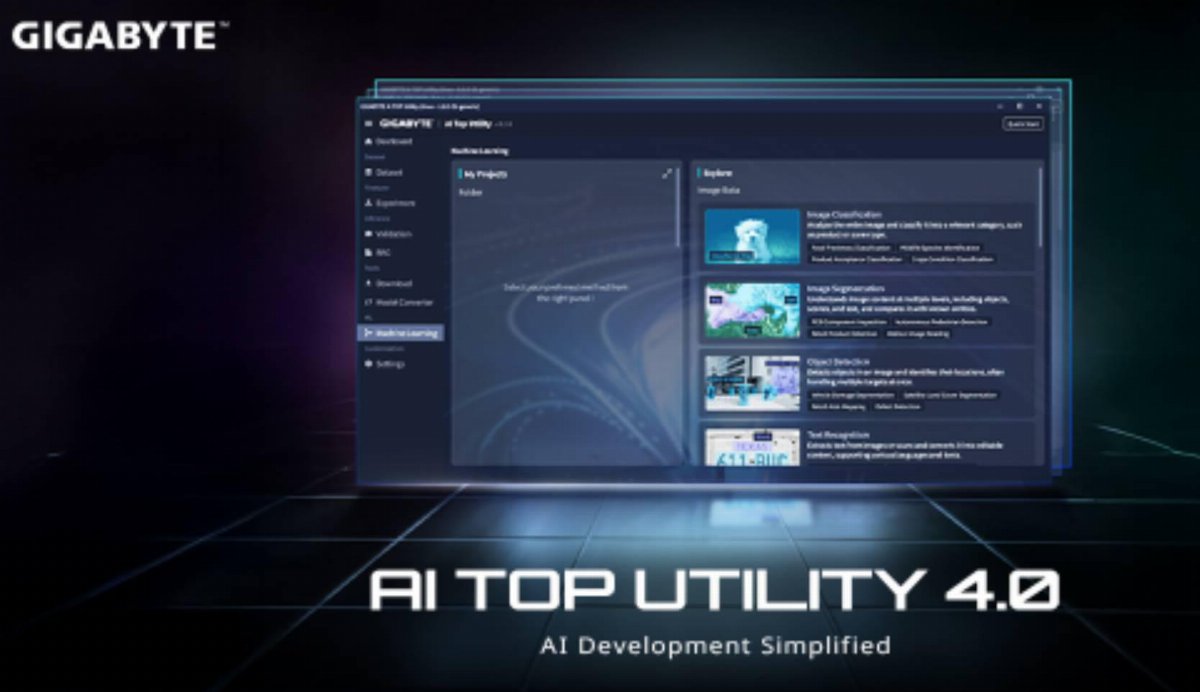 GIGABYTE presenta AI TOP Utility 4.0 - Accessibilità rivoluzionata per l