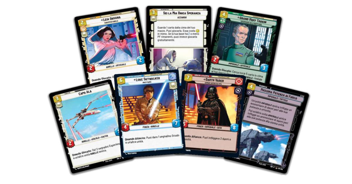 Fantasy Flight Games lancia Star Wars Unlimited Trading Card Game