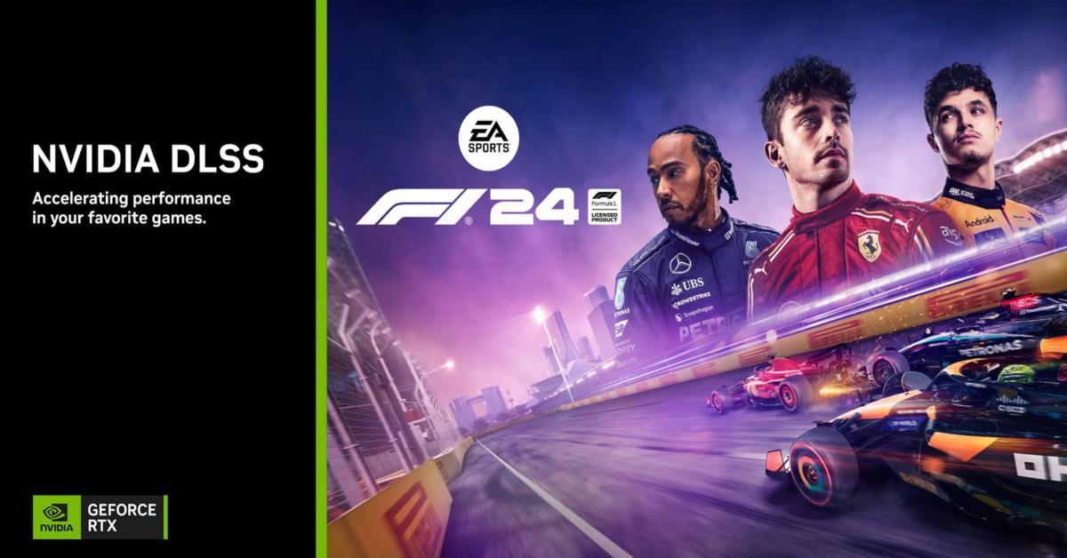 DLSS 3 ray-tracing e NVIDIA Reflex in EA SPORTS F1 24 