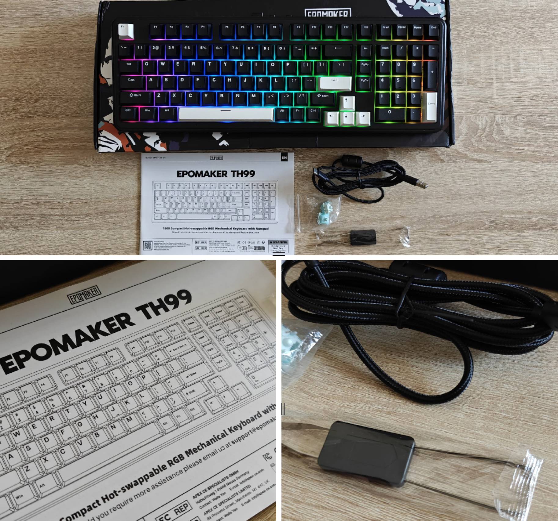 Recensione tastiera Epomaker TH99 e Click Mouse
