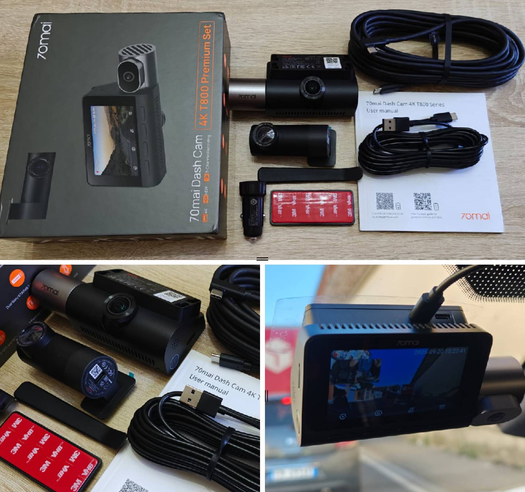 recensione 70mai Recensione 70mai Dash Cam 4K T800