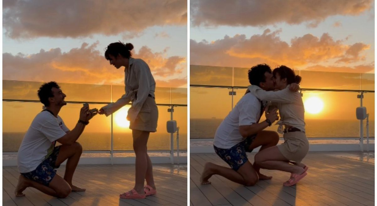 Andrea Dianetti si sposa: proposta in crociera ai Caraibi per Miriam Milani