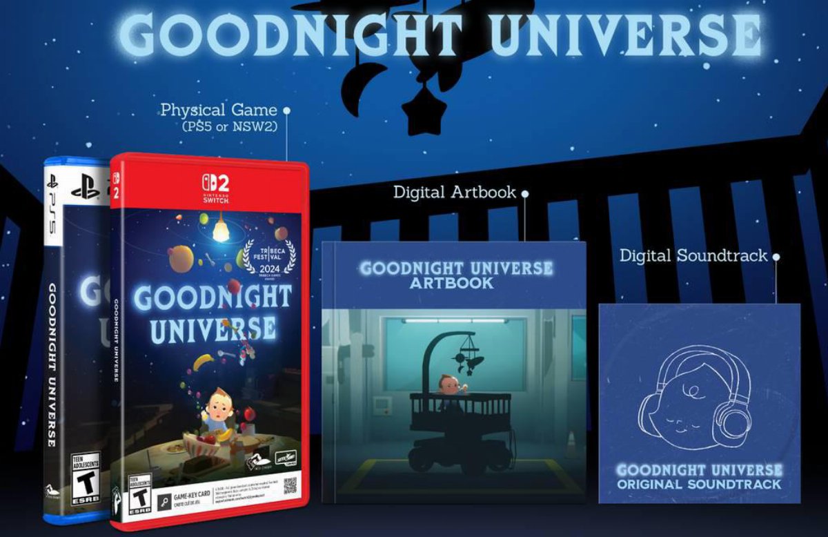 Le edizioni fisiche di Goodnight Universe, disponibili per il pre-ordine Le edizioni fisiche di Goodnight Universe, disponibili per il pre-ordine