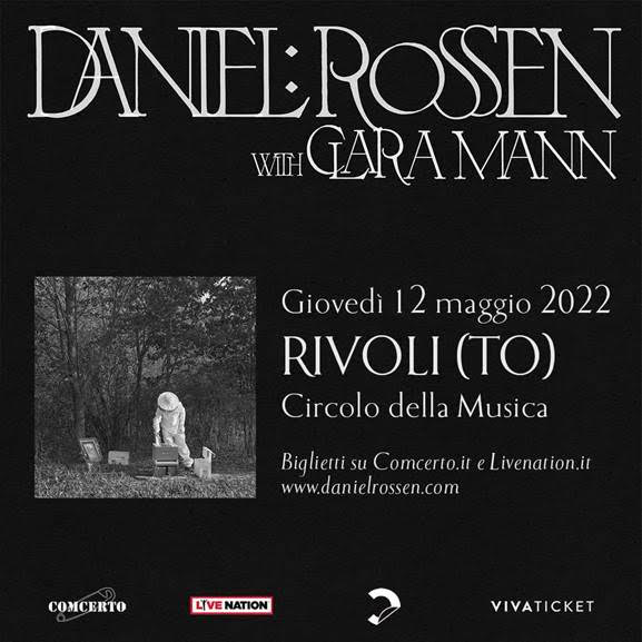 DANIEL ROSSEN in Italia per UNICA DATA con il suo album di debutto solista!