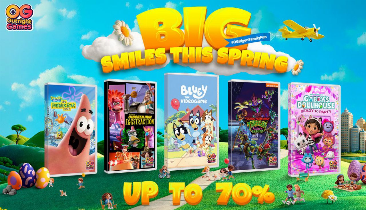 Outright Games lancia sconti pasquali su videogiochi per famiglie