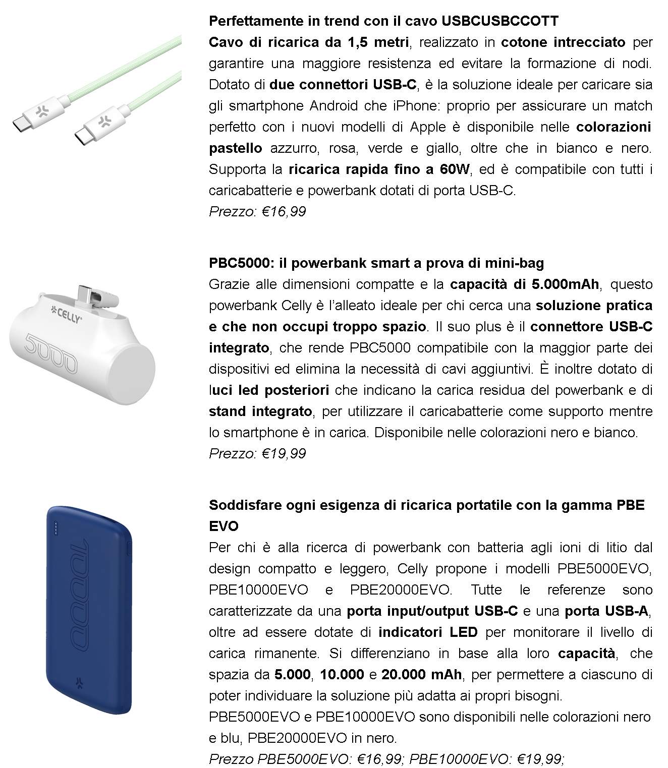 Iniziare la primavera con una carica in più grazie alle soluzioni portatili Celly