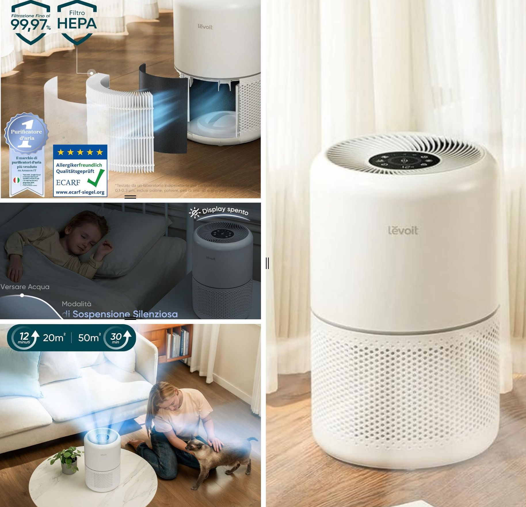 Levoit Core 300S Recensione purificatore smart davvero efficace