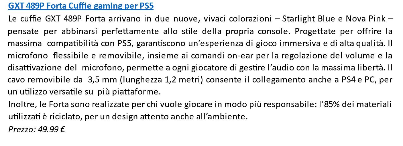 I nuovi accessori must-have per PS5 firmati Trust