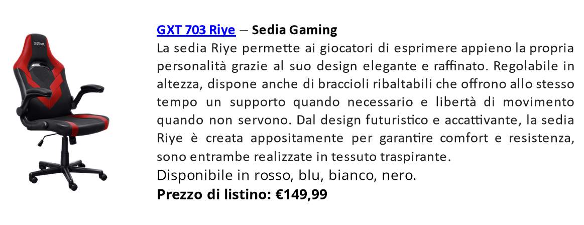 trust soluzioni Trust - soluzioni gaming sostenibili e di qualità