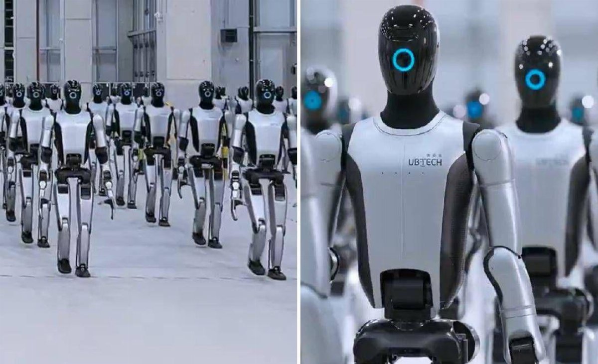 La Cina svela il primo esercito di robot umanoidi per l