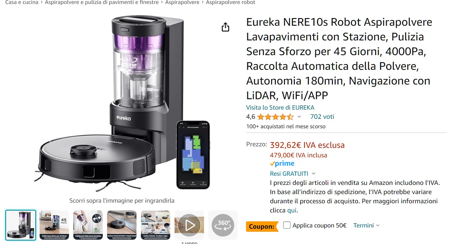 Recensione Eureka NER E10s: L
