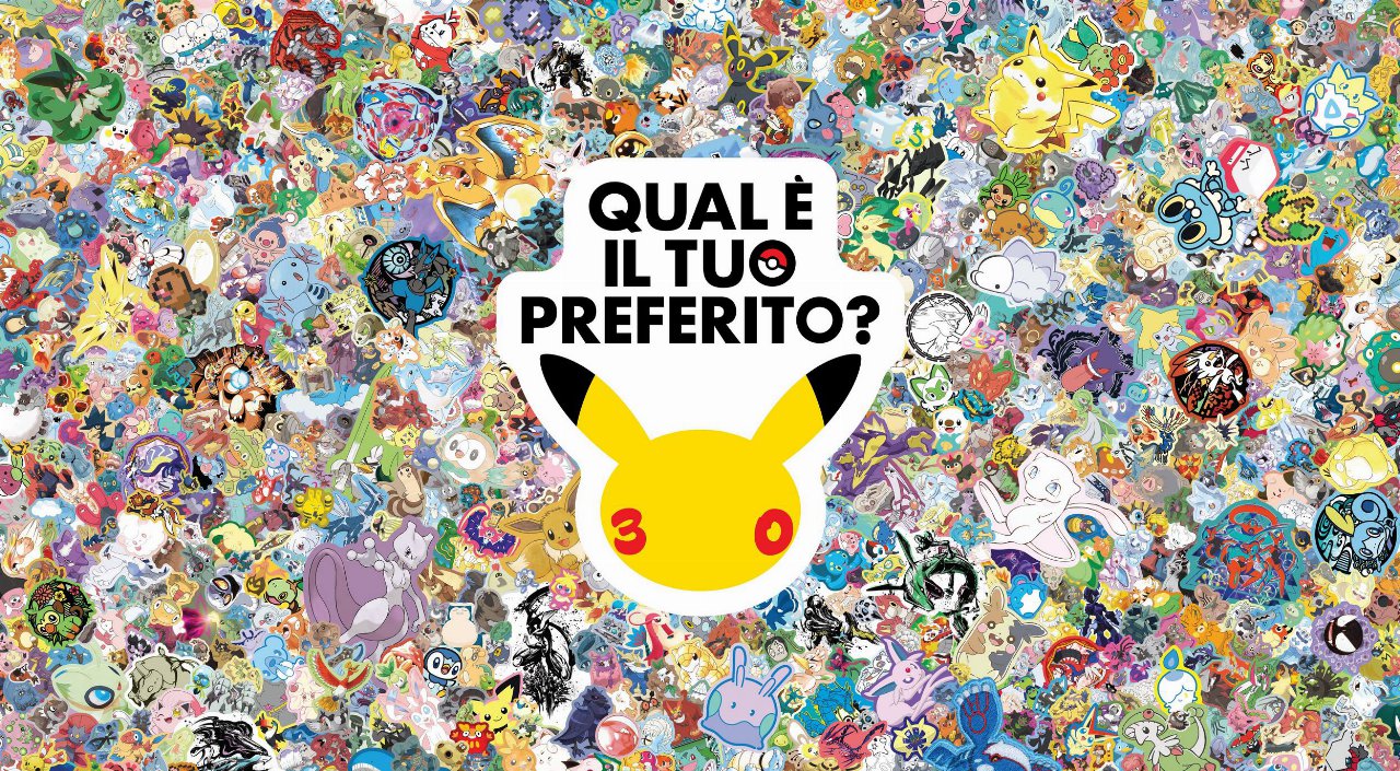 Pokémon festeggia 30 anni con la campagna globale Qual è il tuo preferito?