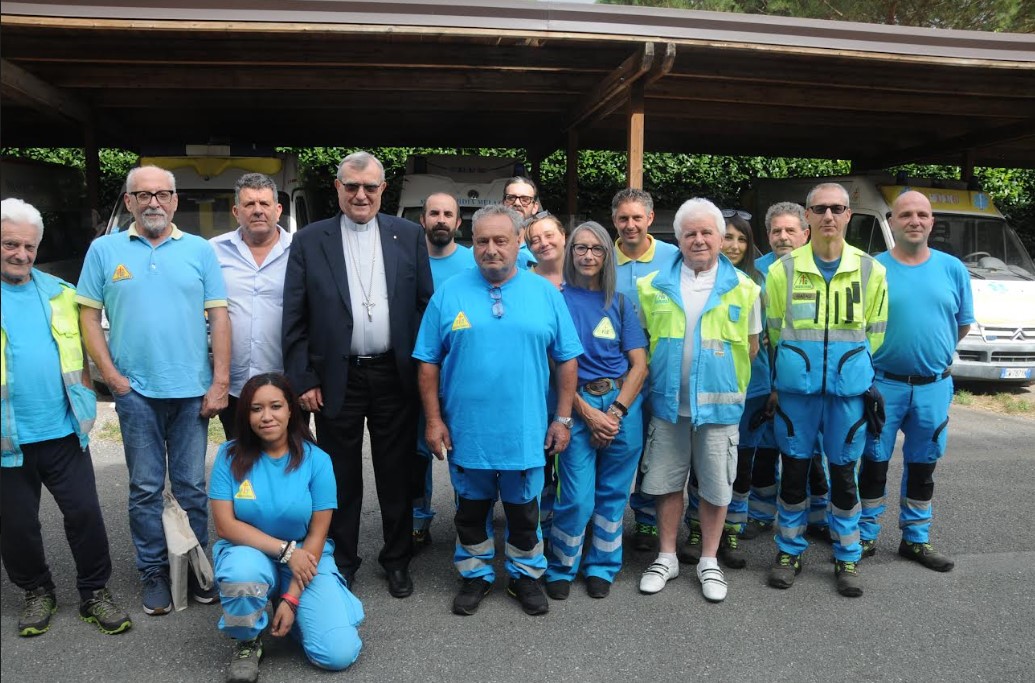 Nella Misericordia nasce una nuova figura quella del “custode” che affiancherà il correttore, Un successo  la visita di Mons, Agostinelli in Lunigiana