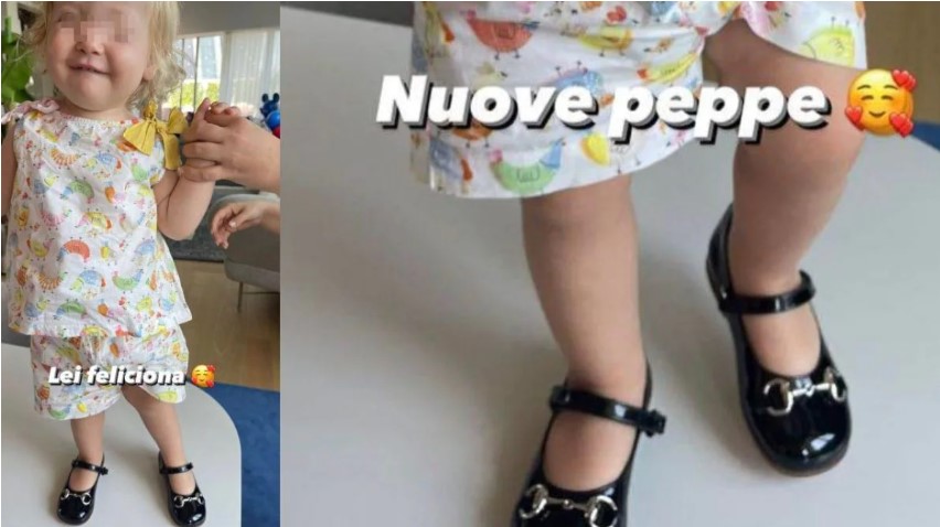 400 euro! Le nuove ballerine della figlia di Chiara Ferragni