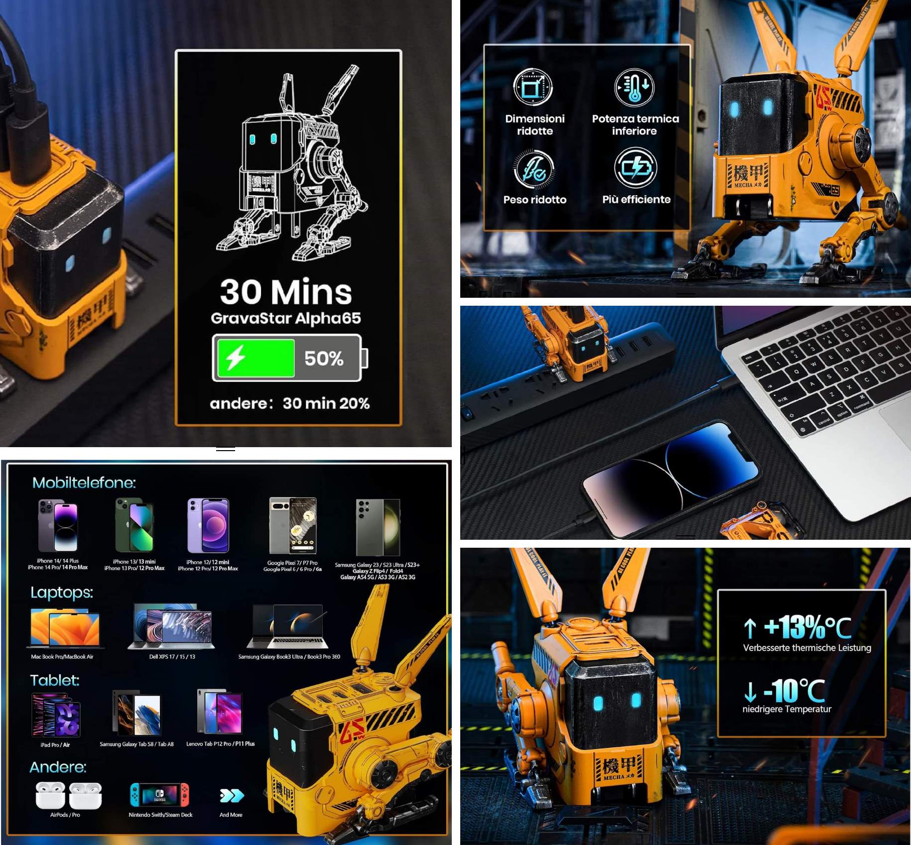 gravastar caricabatterie Gravastar caricabatterie Alpha65 Recensione