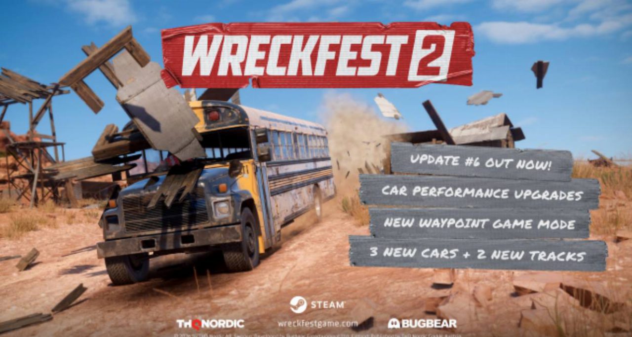 Wreckfest 2 si aggiorna con nuovi tracciati, veicoli e lo scuolabus tra le novità