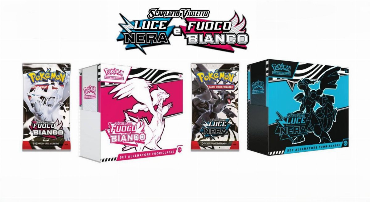 ESPANSIONE POKÉMON SCARLATTO E VIOLETTO - LUCE NERA E FUOCO BIANCO