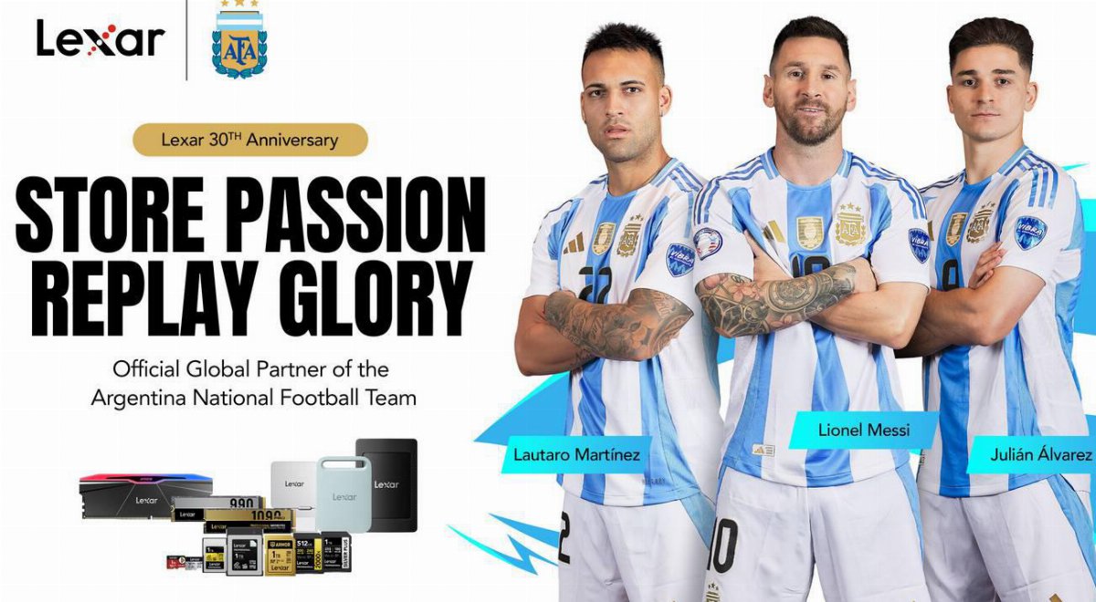 Lexar a fianco della Nazionale di Calcio dell