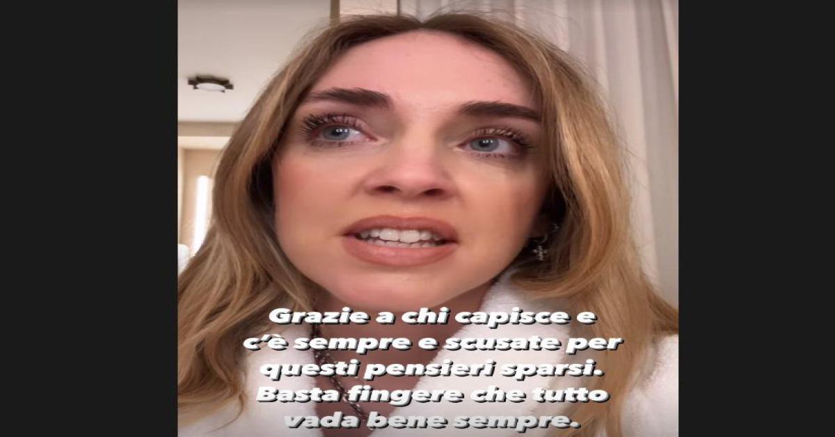 Chiara Ferragni affronta un periodo difficile: Sto male