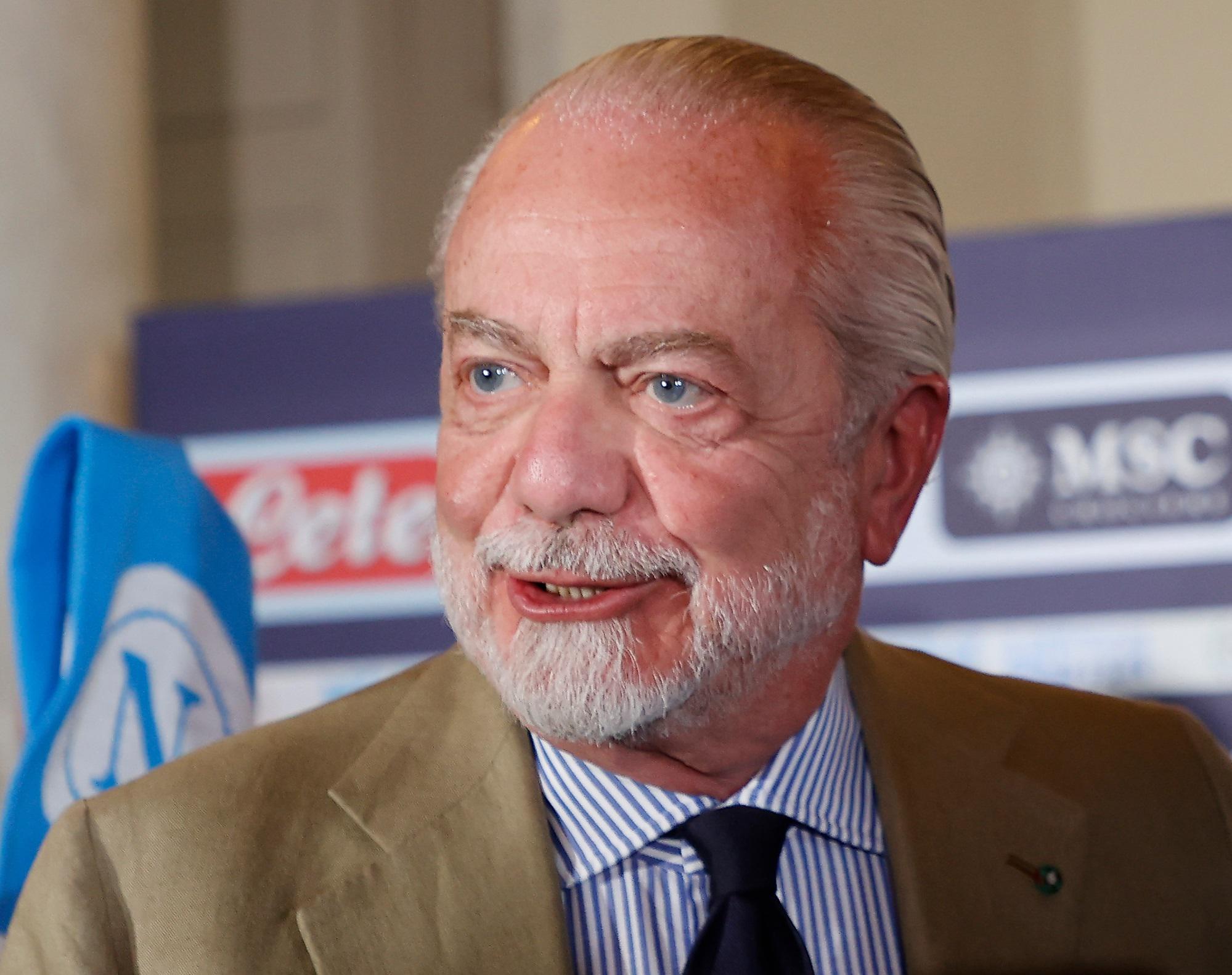 Il presidente De Laurentiis: Il mio errore è stato non trattenere Spalletti