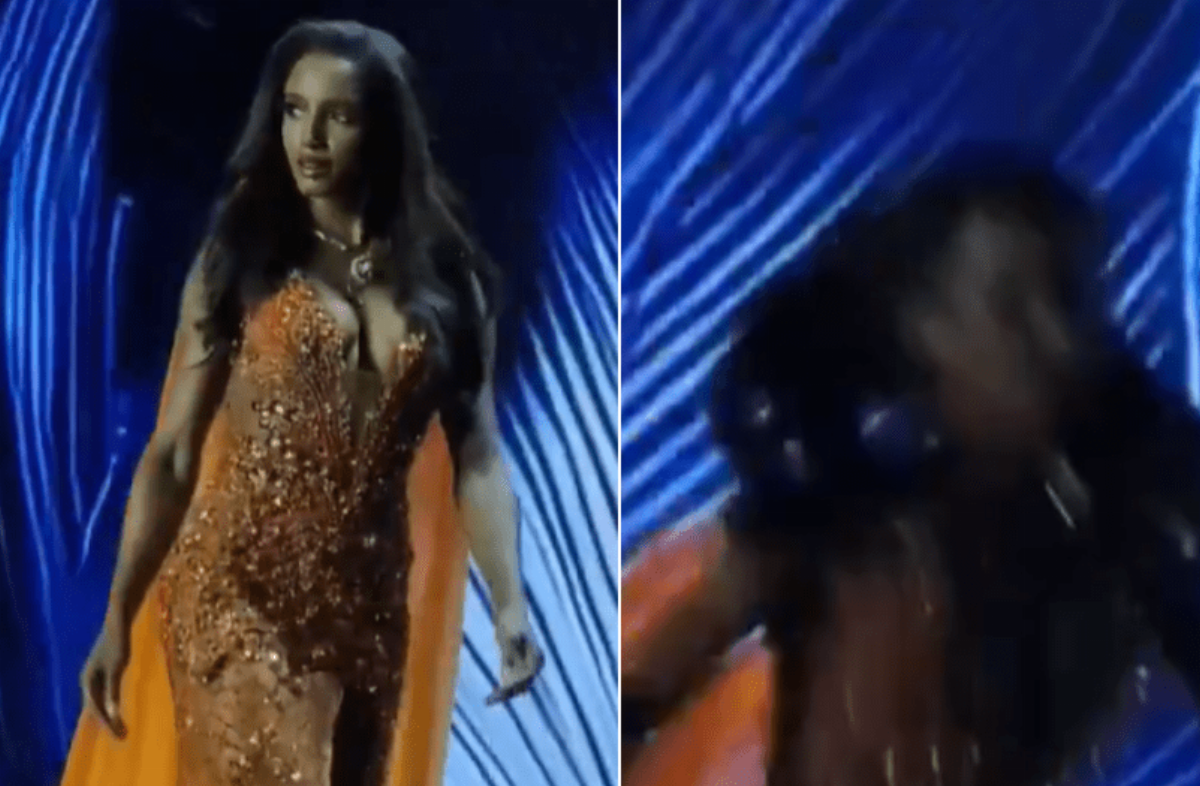 Miss Universo 2025, caduta shock della concorrente della Jamaica durante la sfilata Miss Universo 2025, caduta shock della concorrente della Jamaica durante la sfilata