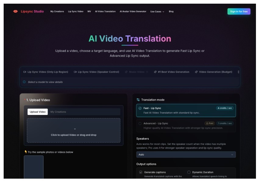 ai Come aggiornare un promo TV con Lip sync ai