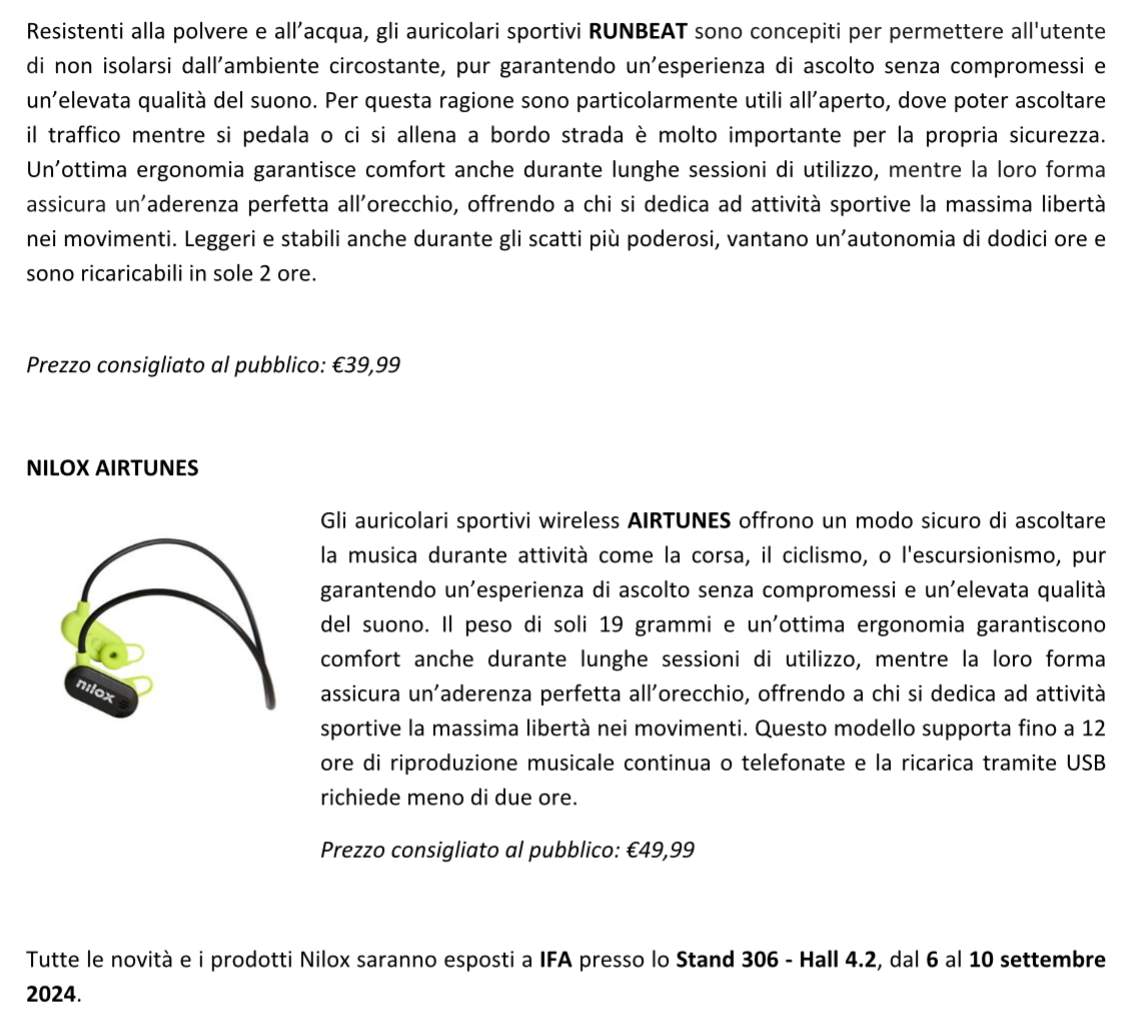 Nilox, Celly e Muitomas - i tre brand del Gruppo Esprinet - a IFA 2024