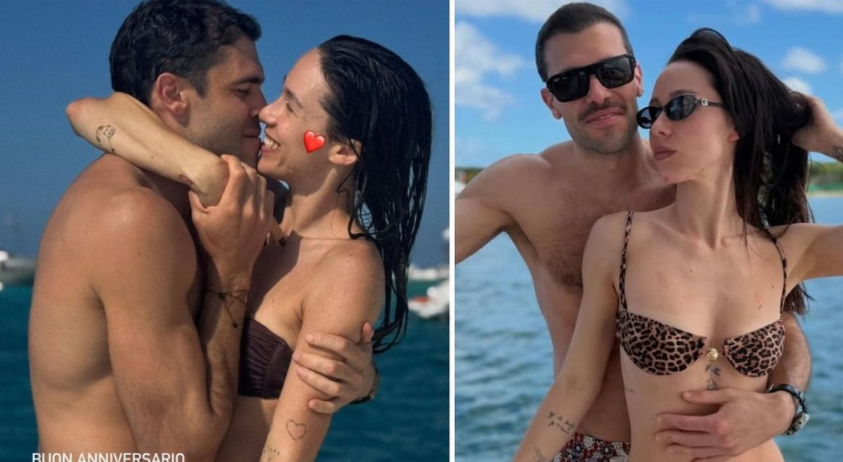 Aurora Ramazzotti e Goffredo Cerza, nove anni d