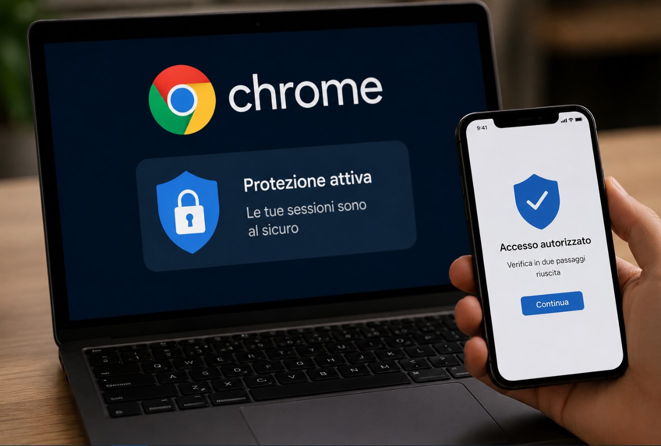 Chrome protegge le sessioni dai cookie rubati, come funzionano le credenziali legate al dispositivo