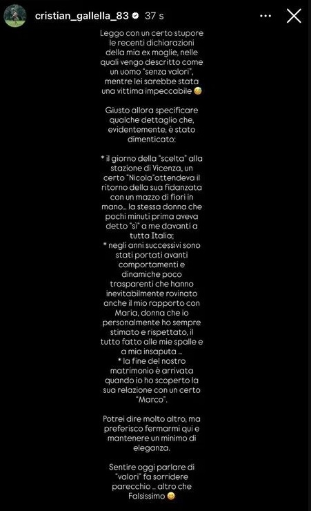 Cristian Gallella contro Tara Gabrieletto, nuove accuse sui tradimenti dopo Uomini e Donne